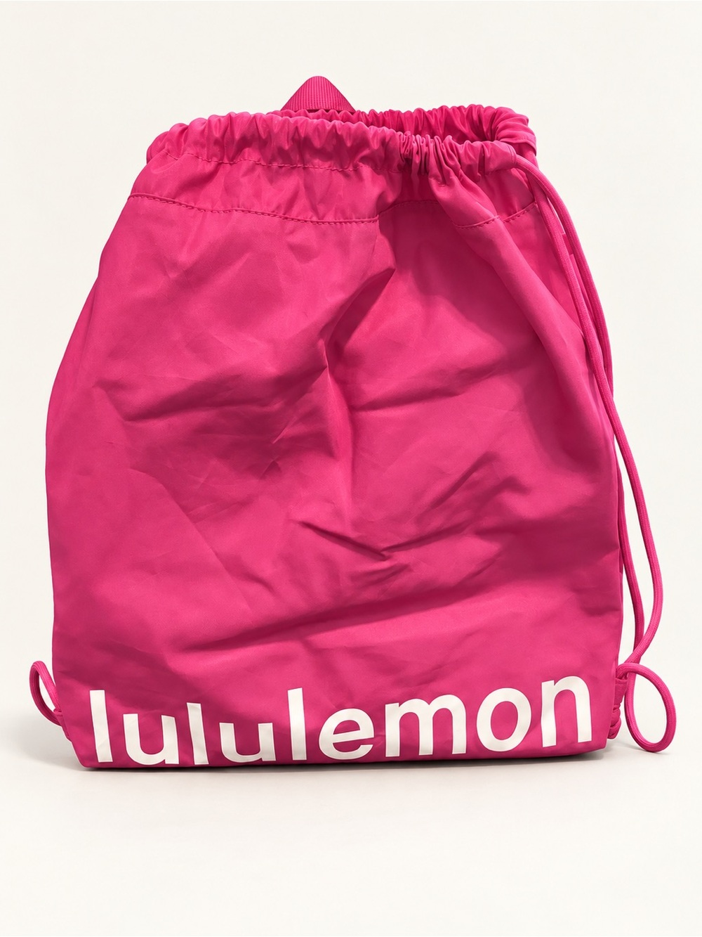 lululemon athletica Hot Pink Drawstring Backpack